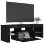 TV-Schrank mit LED-Leuchten schwarz 120x35x40 cm von vidaXL, TV-Möbel - Ref: Foro24-804347, Preis: 70,99 €, Rabatt: %