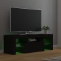 TV-Schrank mit LED-Leuchten schwarz 120x35x40 cm von vidaXL, TV-Möbel - Ref: Foro24-804347, Preis: 70,99 €, Rabatt: %