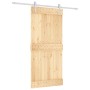 Sliding door with solid pine wood fittings 95x210 cm by vidaXL, Doors - Ref: Foro24-3203030, Price: 174,11 €, Discount: %