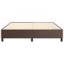 Estructura de cama de cuero sintético marrón 160x200 cm de vidaXL, Camas y somieres - Ref: Foro24-3121056, Precio: 141,67 €, ...