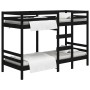 Solid black pine wood bunk bed 80x200 cm by vidaXL, Beds and slatted bases - Ref: Foro24-3139838, Price: 371,99 €, Discount: %