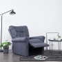 Gray artificial suede leather recliner. by vidaXL, Armchairs - Ref: Foro24-282178, Price: 372,72 €, Discount: %