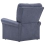 Sillón reclinable de cuero de ante artificial gris de vidaXL, Sillones - Ref: Foro24-282178, Precio: 374,00 €, Descuento: %