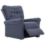 Sillón reclinable de cuero de ante artificial gris de vidaXL, Sillones - Ref: Foro24-282178, Precio: 372,72 €, Descuento: %