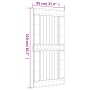 Puerta corredera con herrajes madera maciza de pino 95x210 cm de vidaXL, Puertas - Ref: Foro24-3203036, Precio: 187,49 €, Des...