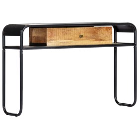 Mesa consola de madera maciza de mango 118x30x75 cm de vidaXL, Mesas auxiliares - Ref: Foro24-248102, Precio: 119,68 €, Descu...