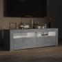 TV cabinet with LED lights concrete gray 120x35x40 cm by vidaXL, TV Furniture - Ref: Foro24-804359, Price: 74,25 €, Discount: %