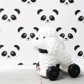 Fabulous World White Panda Wall Paper 67100 by Noordwand, Painted paper - Ref: Foro24-422670, Price: 34,99 €, Discount: %