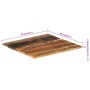 Tablero mesa cuadrada madera reciclada maciza 60x60 cm 15-16 mm de vidaXL, Tableros para mesas - Ref: Foro24-286041, Precio: ...