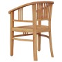 Garden dining set 7 pieces solid teak wood by vidaXL, Garden sets - Ref: Foro24-3155768, Price: 833,98 €, Discount: %