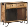 Solid raw mango wood sideboard 80x31x71 cm by vidaXL, Sideboards - Ref: Foro24-285893, Price: 248,36 €, Discount: %