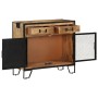 Solid raw mango wood sideboard 80x31x71 cm by vidaXL, Sideboards - Ref: Foro24-285893, Price: 248,36 €, Discount: %