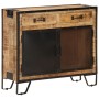 Solid raw mango wood sideboard 80x31x71 cm by vidaXL, Sideboards - Ref: Foro24-285893, Price: 248,36 €, Discount: %