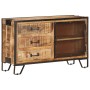 Solid raw mango wood sideboard 100x31x60 cm by vidaXL, Sideboards - Ref: Foro24-285894, Price: 279,75 €, Discount: %