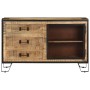 Aparador de madera maciza de mango en bruto 100x31x60 cm de vidaXL, Aparadores - Ref: Foro24-285894, Precio: 280,12 €, Descue...