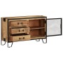 Solid raw mango wood sideboard 100x31x60 cm by vidaXL, Sideboards - Ref: Foro24-285894, Price: 280,12 €, Discount: %