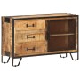 Solid raw mango wood sideboard 100x31x60 cm by vidaXL, Sideboards - Ref: Foro24-285894, Price: 280,12 €, Discount: %