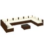 Gartenmöbel-Set, 11-teilig, braune Kissen aus synthetischem Rattan von vidaXL, Gartensets - Ref: Foro24-3101930, Preis: 1,00 ...