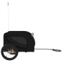 Pet Bicycle Trailer Iron Oxford Cloth Black by vidaXL, pet strollers - Ref: Foro24-94010, Price: 114,42 €, Discount: %