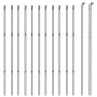 Silver wire fence 1x25 m by vidaXL, fence panels - Ref: Foro24-154009, Price: 109,78 €, Discount: %