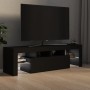 TV cabinet with LED lights black 140x36.5x40 cm by vidaXL, TV Furniture - Ref: Foro24-804365, Price: 113,05 €, Discount: %