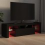 TV cabinet with LED lights black 140x36.5x40 cm by vidaXL, TV Furniture - Ref: Foro24-804365, Price: 113,05 €, Discount: %