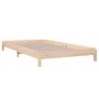 Cama apilable de madera maciza de pino 80x200 cm de vidaXL, Camas y somieres - Ref: Foro24-820397, Precio: 87,97 €, Descuento: %