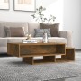 Couchtisch aus geräuchertem Eichensperrholz, 105 x 55 x 32 cm von vidaXL, Couchtisch - Ref: Foro24-815981, Preis: 55,78 €, Ra...