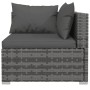 4-piece garden sofa set and gray synthetic rattan cushions by vidaXL, Garden sets - Ref: Foro24-3101429, Price: 361,68 €, Dis...