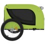 Remolque de bicicleta mascotas hierro tela Oxford verde negro de vidaXL, Cochecitos para mascotas - Ref: Foro24-94011, Precio...