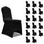 Elastic chair cover 18 units black by vidaXL, Covers - Ref: Foro24-3051638, Price: 65,87 €, Discount: %