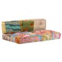 Puf patchwork de tela de vidaXL, Cojines para sillas y sofás - Ref: Foro24-249419, Precio: 342,99 €, Descuento: %