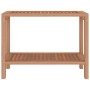 Mesa auxiliar de baño madera maciza de teca 60x30x45 cm de vidaXL, Accesorios para el baño - Ref: Foro24-340752, Precio: 50,3...