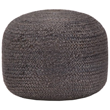 Handmade dark gray pouf 45x30 cm jute by vidaXL, Ottomans - Ref: Foro24-248082, Price: 69,01 €, Discount: %