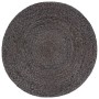 Handmade dark gray pouf 45x30 cm jute by vidaXL, Ottomans - Ref: Foro24-248082, Price: 69,01 €, Discount: %