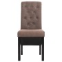 Dining chairs 4 units of brown fabric by vidaXL, dining chairs - Ref: Foro24-276969, Price: 363,59 €, Discount: %