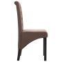 Dining chairs 4 units of brown fabric by vidaXL, dining chairs - Ref: Foro24-276969, Price: 363,59 €, Discount: %