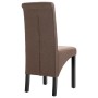 Dining chairs 4 units of brown fabric by vidaXL, dining chairs - Ref: Foro24-276969, Price: 363,59 €, Discount: %