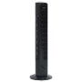 Tower fan with remote control and timer Φ24x80 cm black by vidaXL, Standing and table fans - Ref: Foro24-51548, Price: 61,95 ...