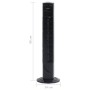 Tower fan with remote control and timer Φ24x80 cm black by vidaXL, Standing and table fans - Ref: Foro24-51548, Price: 61,95 ...