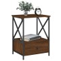 Oak brown engineered wood bedside table 50x41x65 cm by vidaXL, Nightstands - Ref: Foro24-826091, Price: 53,31 €, Discount: %