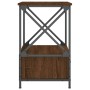 Oak brown engineered wood bedside table 50x41x65 cm by vidaXL, Nightstands - Ref: Foro24-826091, Price: 53,31 €, Discount: %