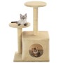 Rascador para gatos con poste de sisal 60 cm beige de vidaXL, Mobiliario para gatos - Ref: Foro24-170519, Precio: 39,05 €, De...