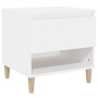 Mesita de noche madera contrachapada blanco 50x46x50 cm de vidaXL, Mesitas de noche - Ref: Foro24-819532, Precio: 49,68 €, De...