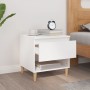 Mesita de noche madera contrachapada blanco 50x46x50 cm de vidaXL, Mesitas de noche - Ref: Foro24-819532, Precio: 49,68 €, De...