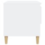 Mesita de noche madera contrachapada blanco 50x46x50 cm de vidaXL, Mesitas de noche - Ref: Foro24-819532, Precio: 49,68 €, De...