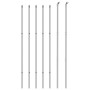 Silver wire fence 2.2x10 m by vidaXL, fence panels - Ref: Foro24-154007, Price: 78,64 €, Discount: %