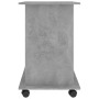 Concrete gray plywood computer table 80x50x75cm by vidaXL, Desks - Ref: Foro24-802898, Price: 75,95 €, Discount: %