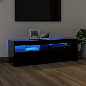 Mueble de TV con luces LED negro 120x35x40 cm de vidaXL, Muebles TV - Ref: Foro24-804374, Precio: 79,16 €, Descuento: %