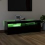 Mueble de TV con luces LED negro 120x35x40 cm de vidaXL, Muebles TV - Ref: Foro24-804374, Precio: 79,16 €, Descuento: %